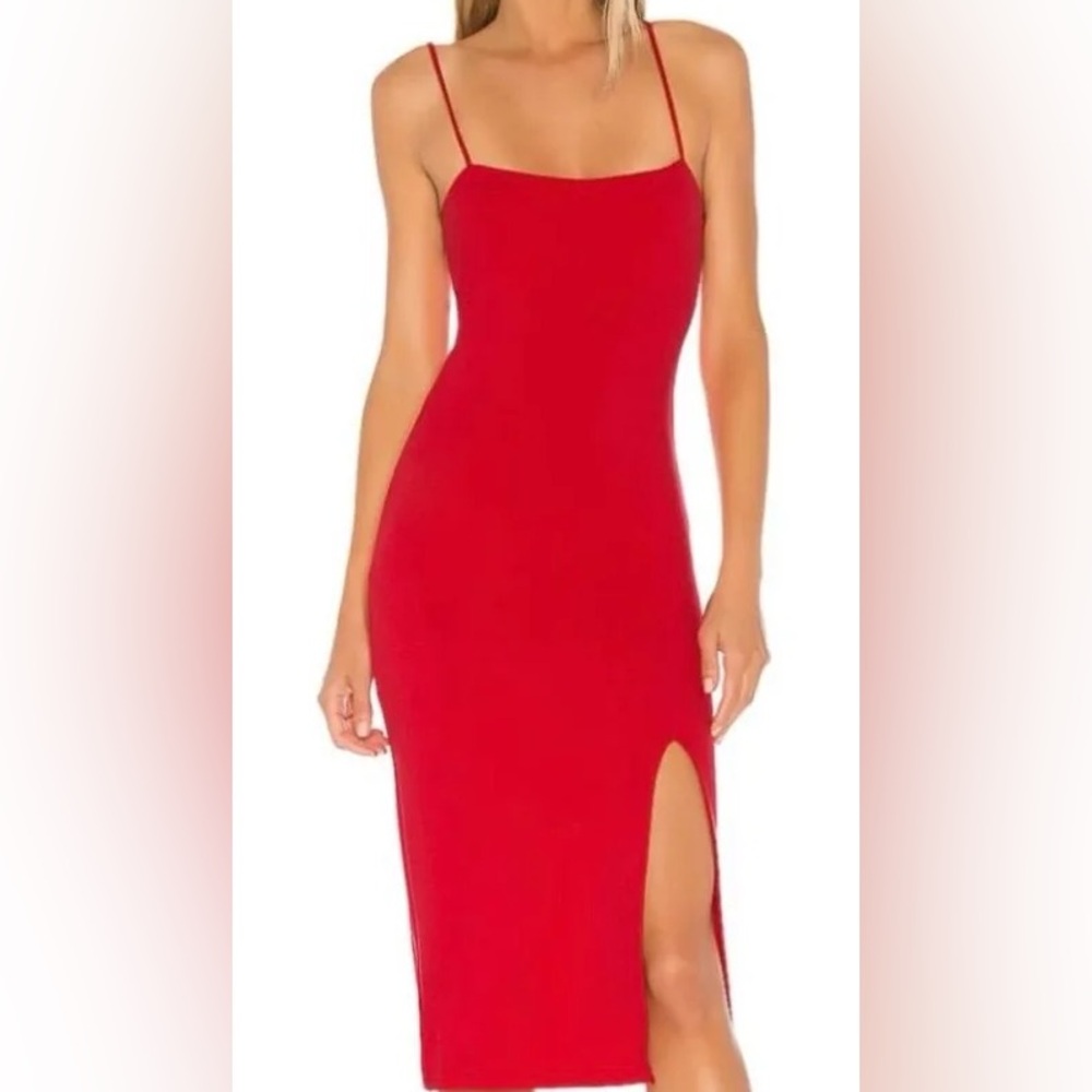 ❤️ Lovers + Friends Skylar Midi Dress in Red